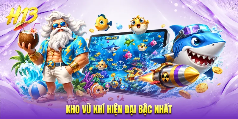 Kho vũ khí hiện đại bậc nhất